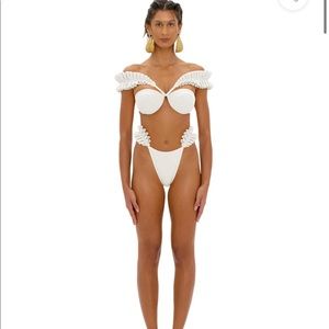 Andrea Iyamah Ivory bikini - worn once